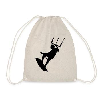 kitesurfeur sautant debout - Sac de sport léger - nature - Devant