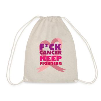 le cancer continue de lutter contre le cancer boucle rose - Sac de sport léger - nature - Devant