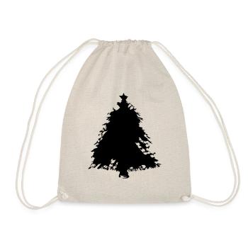 Christmas Tree Christmas Tree Winter Vector 2 - Drawstring Bag - nature - Front