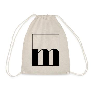 Lettre alphabet m - Sac de sport léger - nature - Devant