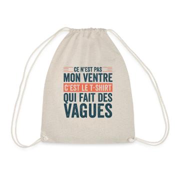 C'est Le T-shirt Fait Des Vagues Homme - Sac de sport léger - nature - Devant