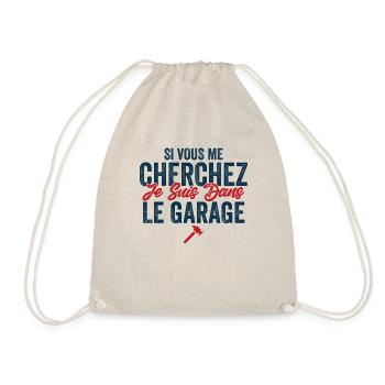 Garage Cadeau Bricolage Papa Bricoleur Pour Mécano - Sac de sport léger - nature - Devant