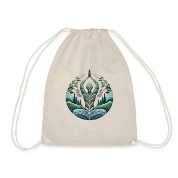 Idée Cadeau Yoga Méditation Nature Cool - Sac de sport léger - nature - Devant