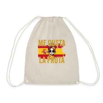 I like the fruit meme spain flag ayarez - Drawstring Bag - nature - Front