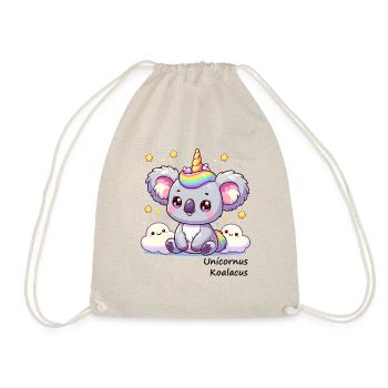 Koala Unicorn 3 - Unicornus Koalacus - Drawstring Bag - nature - Front