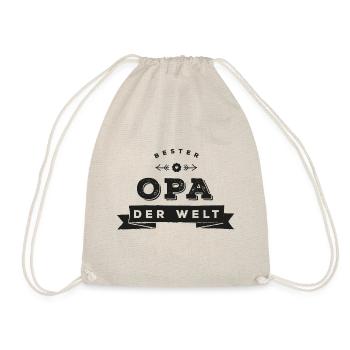 Bester Opa - Turnbeutel - Natur - Vorne