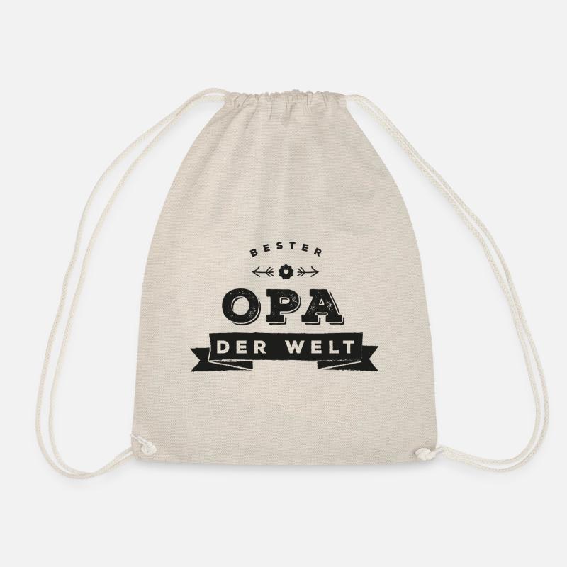 Bester Opa - Turnbeutel - Natur