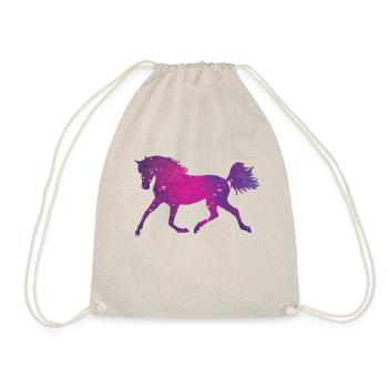 Silhouette de cheval Galaxy Space Universe - Sac de sport léger - nature - Devant