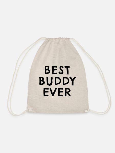 Best Buddy Ever | Beste Freunde | Geschenkidee - Turnbeutel - Natur