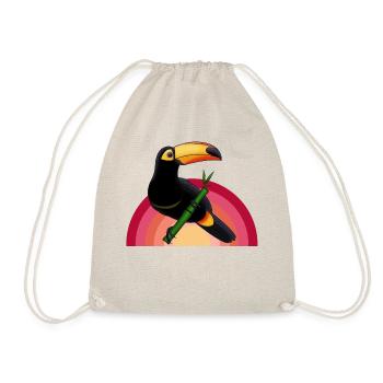 toucan - Drawstring Bag - nature - Front