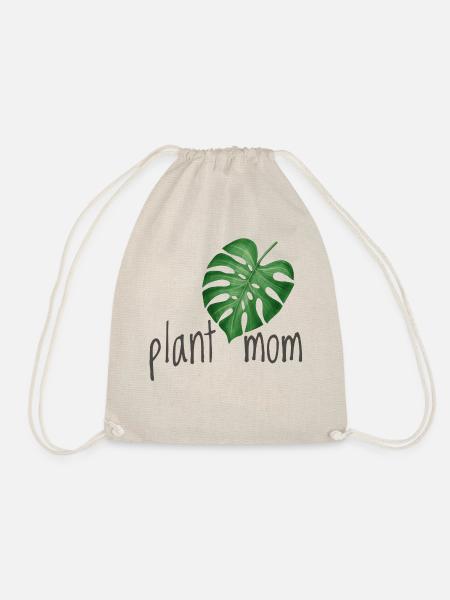 plant mom - Turnbeutel - Natur