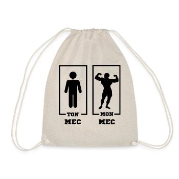 ton mec mon mec - Sac de sport léger - nature - Devant