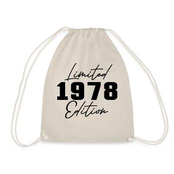45th Birthday Men Women Anniversary 45 Years Old - Drawstring Bag - nature - Front