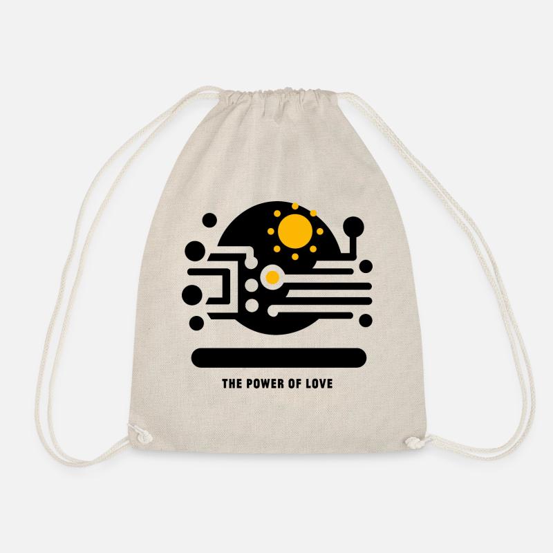 Power of love / V-Day - Drawstring Bag - nature