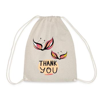 Thank You - Turnbeutel - Natur - Vorne