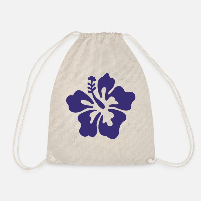 Hibiscus Flower - Lilac - Turnbeutel - Natur