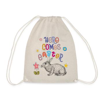 Joyeuses Pâques Lapin de Pâques - Sac de sport léger - nature - Devant