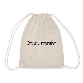 RETRAITE. RETRAITE. RETRAITEE. SENIOR. MAMIE. PAPY - Sac de sport léger - nature - Devant