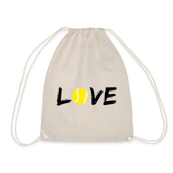 Aimer le tennis - Sac de sport léger - nature - Devant