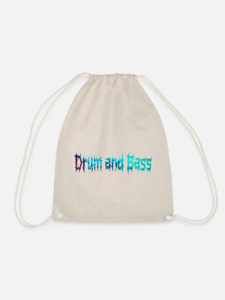 Drum and Bass für die Drum- und Bass-Liebhaber - Turnbeutel - Natur