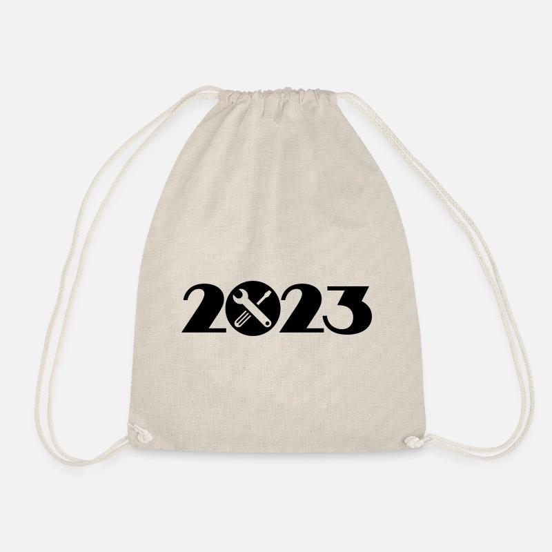 Fitter renovation 2023 - Drawstring Bag - nature
