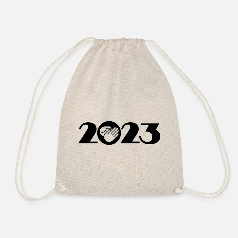 The best 2023, clapping hands, winner 2023 - Drawstring Bag - nature