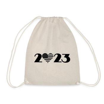 J’aime l’Amérique 2023, Vacances en Amérique 2023 - Sac de sport léger - nature - Devant