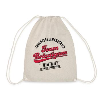 Équipe de mariés pour enterrement de vie de garçon - Sac de sport léger - nature - Devant