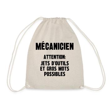 mécanicien - Sac de sport léger - nature - Devant
