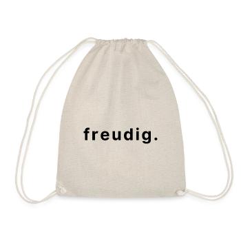 freudig. - Turnbeutel - Natur - Vorne