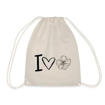 J’adore les fleurs - Sac de sport léger - nature - Devant