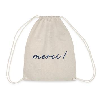 MERCI - Sac de sport léger - nature - Devant