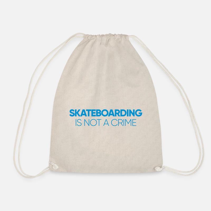 Skateboarding is not a crime - Turnbeutel - Natur