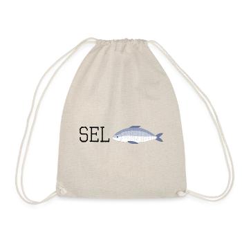 Selfish original gift idea Tshirts sweatshirts - Drawstring Bag - nature - Front
