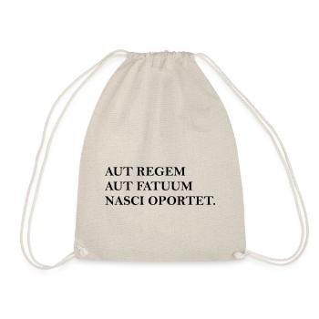 either you are black as a king - Drawstring Bag - nature - Front