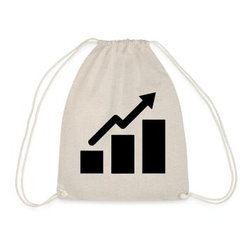 Stocks boursiers Stocks Money Millions Reich - Sac de sport léger - nature - Devant