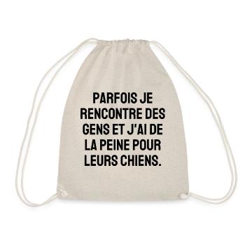 parfois je rencontre des gens - Sac de sport léger - nature - Devant