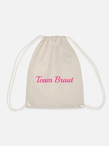 Team Braut - Turnbeutel - Natur