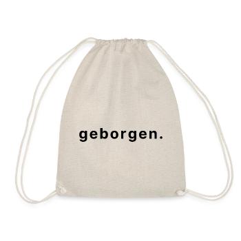 geborgen. - Turnbeutel - Natur - Vorne