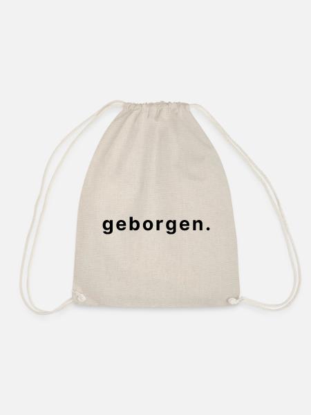 geborgen. - Turnbeutel - Natur
