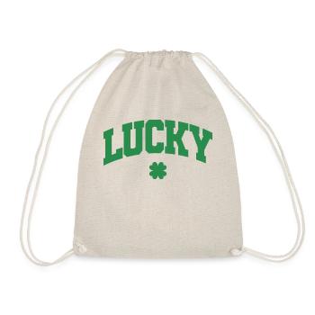 St. Patrick’s Day Gift Shamrock Men, Women, Kids - Drawstring Bag - nature - Front