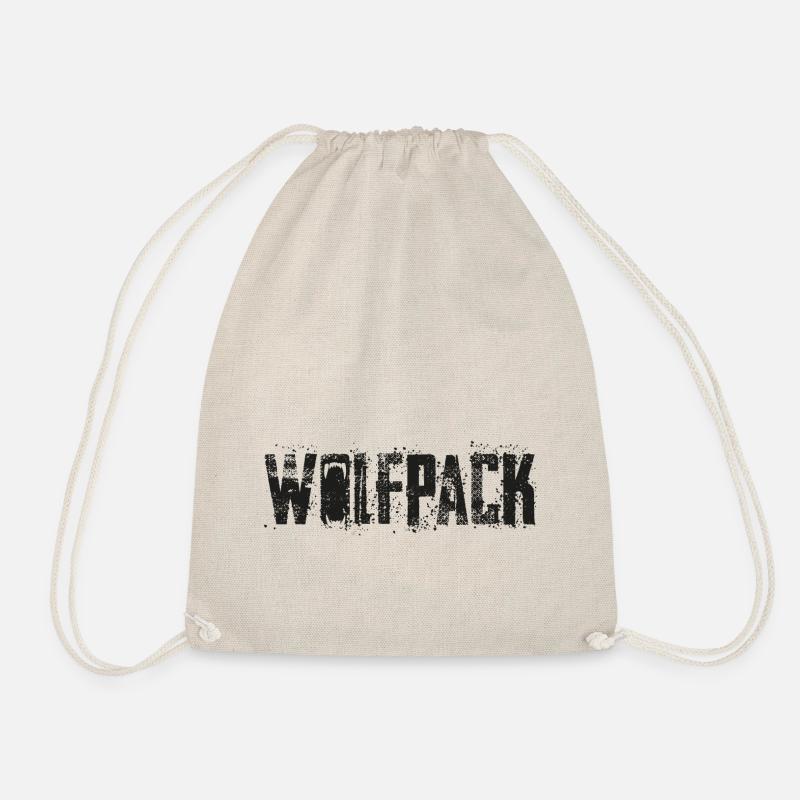 Wolfpack Attack Black - Turnbeutel - Natur
