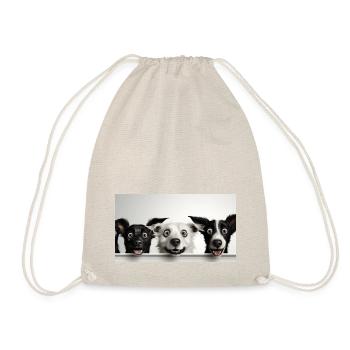 Surprised Dogs - Drawstring Bag - nature - Front