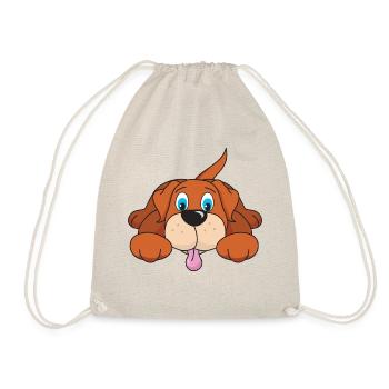 Chiot mignon chien animaux domestiques - Sac de sport léger - nature - Devant