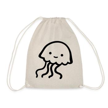 Jellyfish - Drawstring Bag - nature - Front