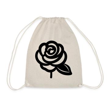 Fleur rose - Sac de sport léger - nature - Devant