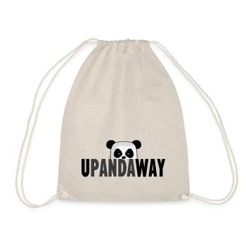 U PANDA WAY REiSEN - Turnbeutel - Natur - Vorne