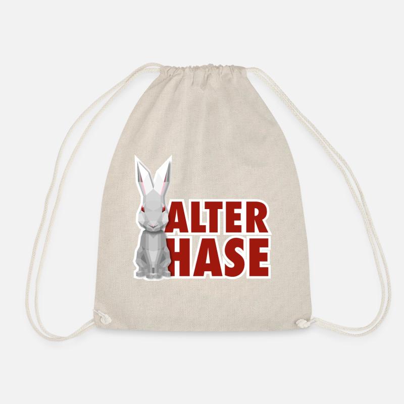 Old stager - Drawstring Bag - nature