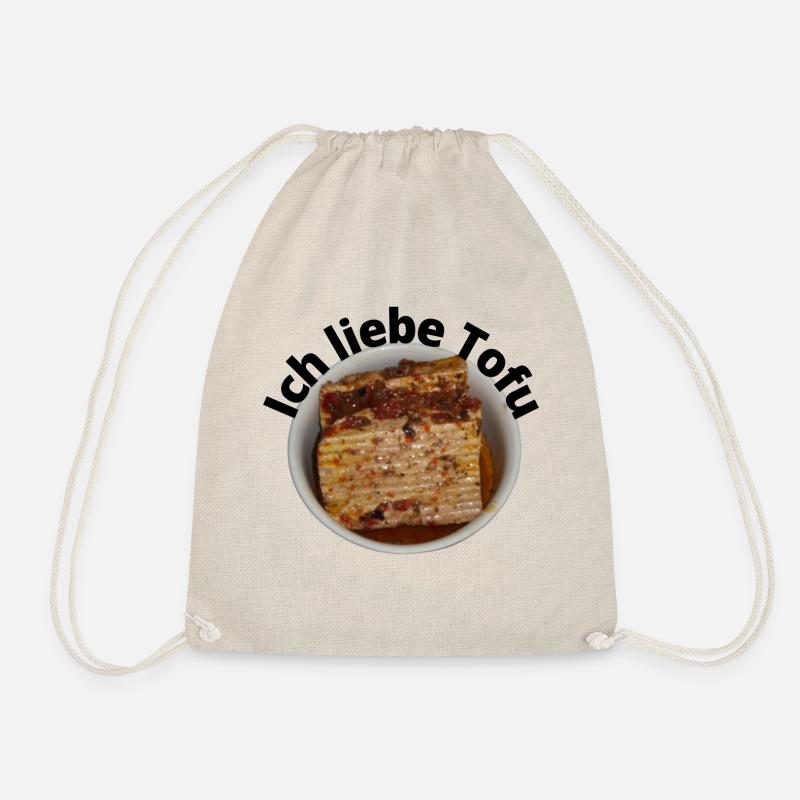 Ich liebe Tofu - Turnbeutel - Natur