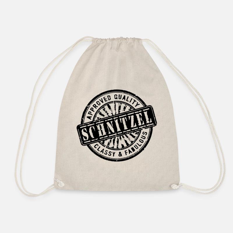 Schnitzel Stamp - Turnbeutel - Natur
